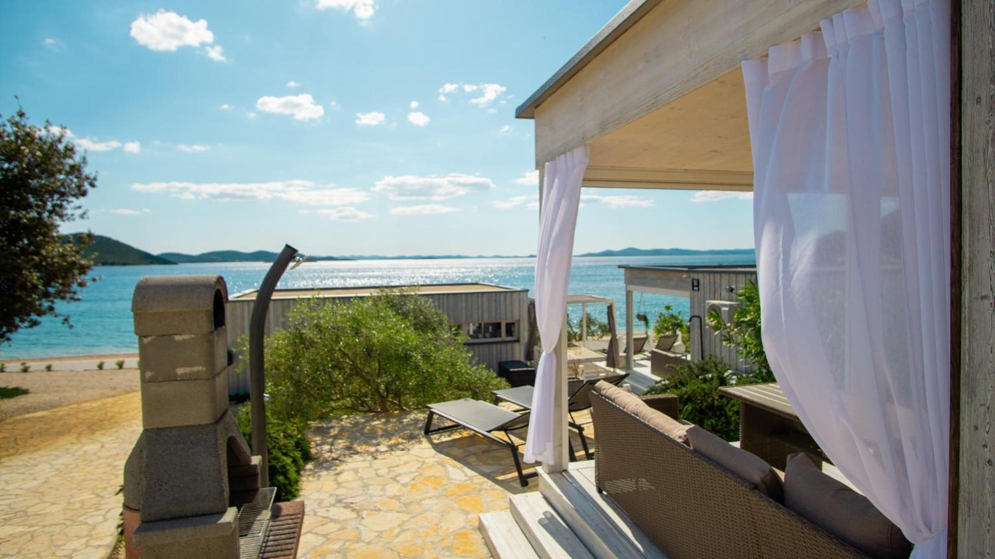 Buqez Vila Hajda 16 - Second Row Direct On The Beach Drage Bagian luar foto